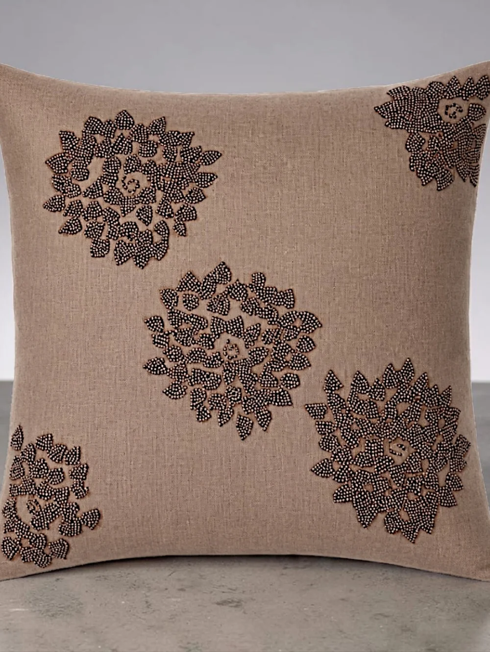 Pier 1 Imports Beaded Pillow Cover Square 17